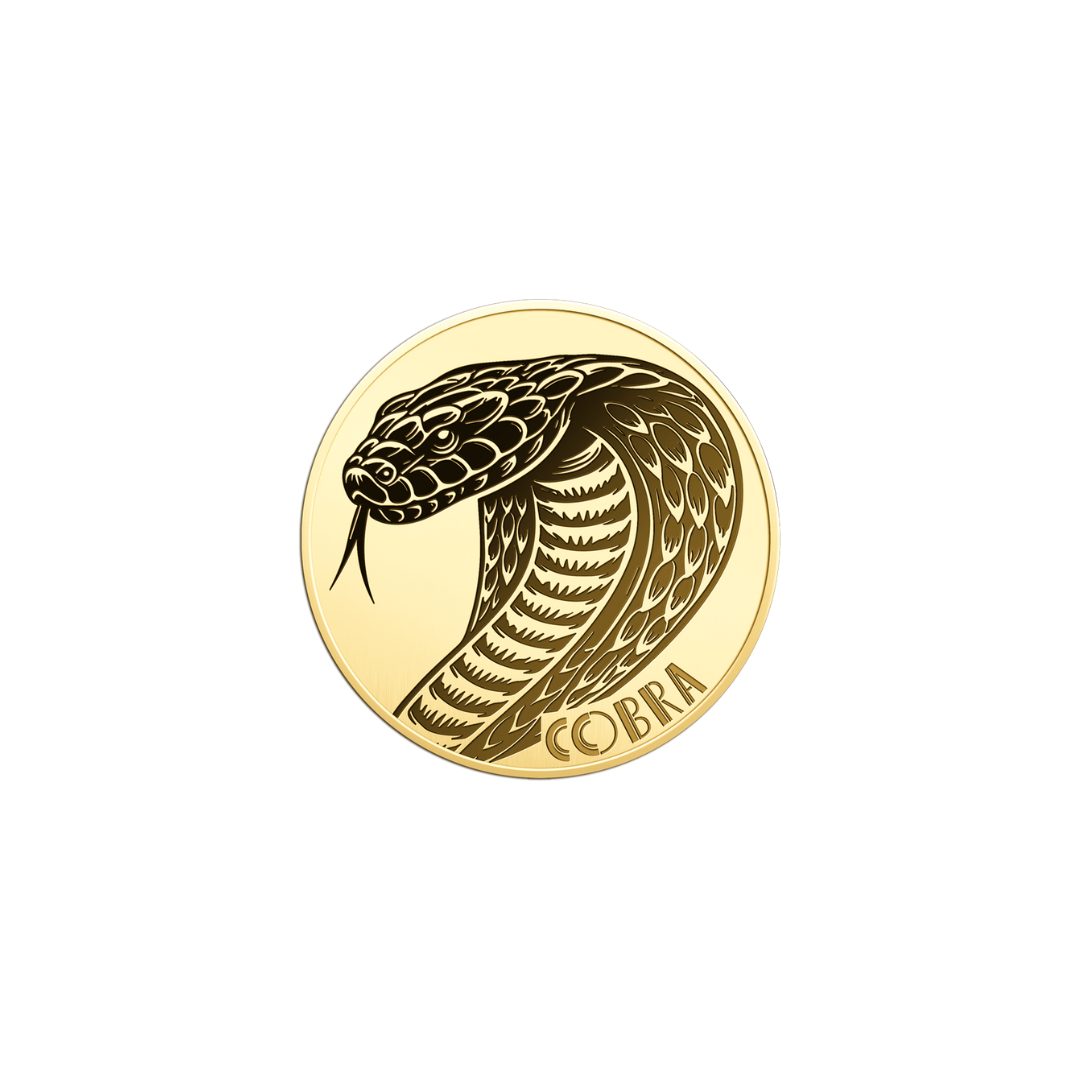 Cobra Coin Card - Gold Gift