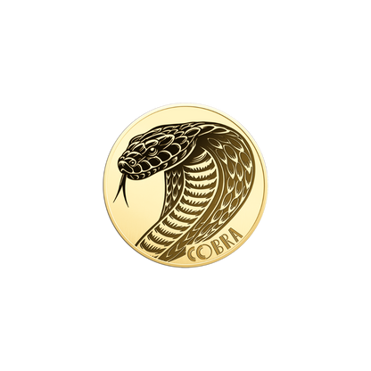 Cobra Coin Card - Gold Gift