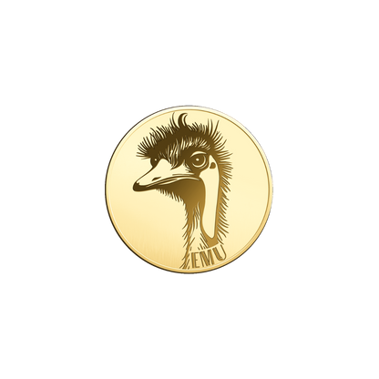 Emu Coin Card - Gold Gift