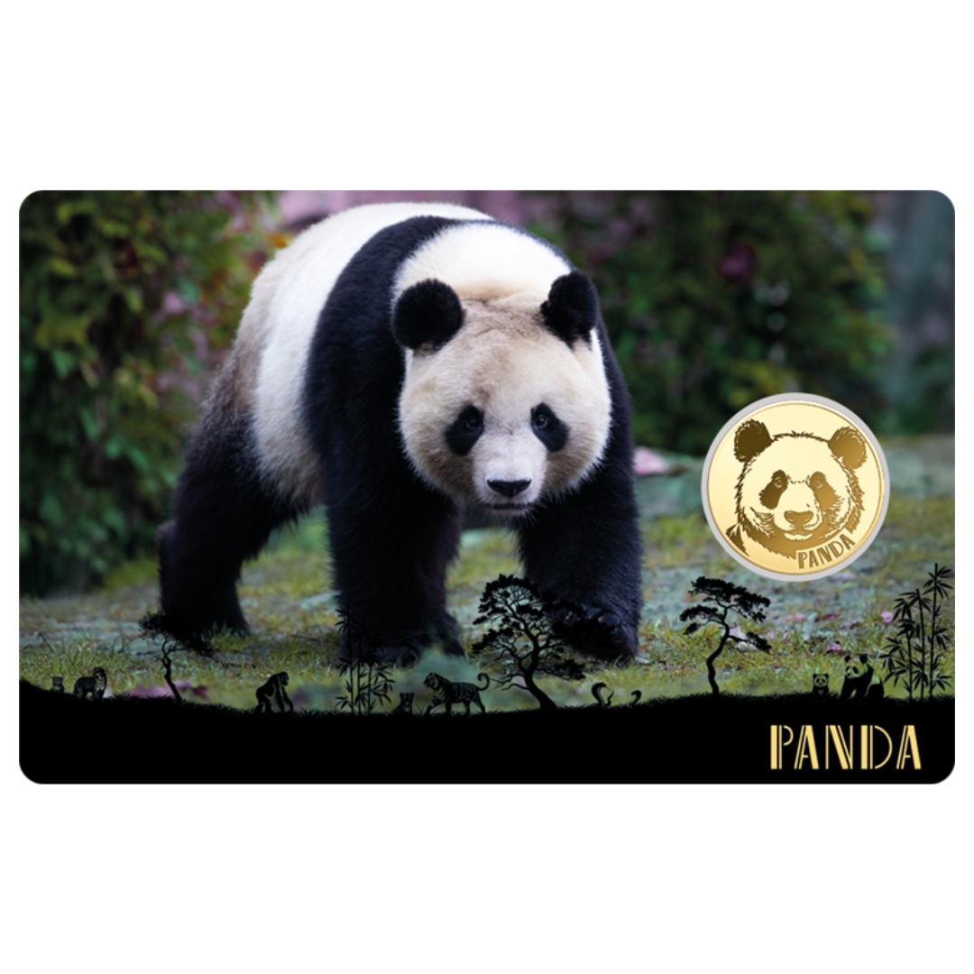 Panda Coin Card - Gold Gift