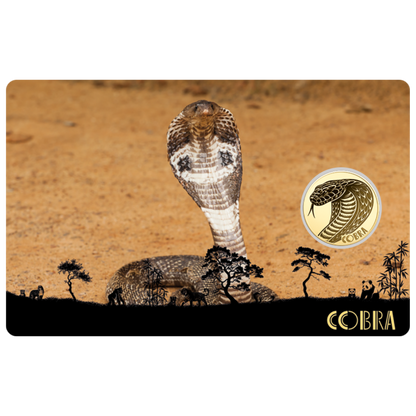 Cobra Coin Card - Gold Gift