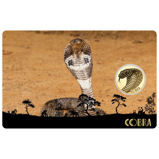 Cobra Coin Card - Gold Gift