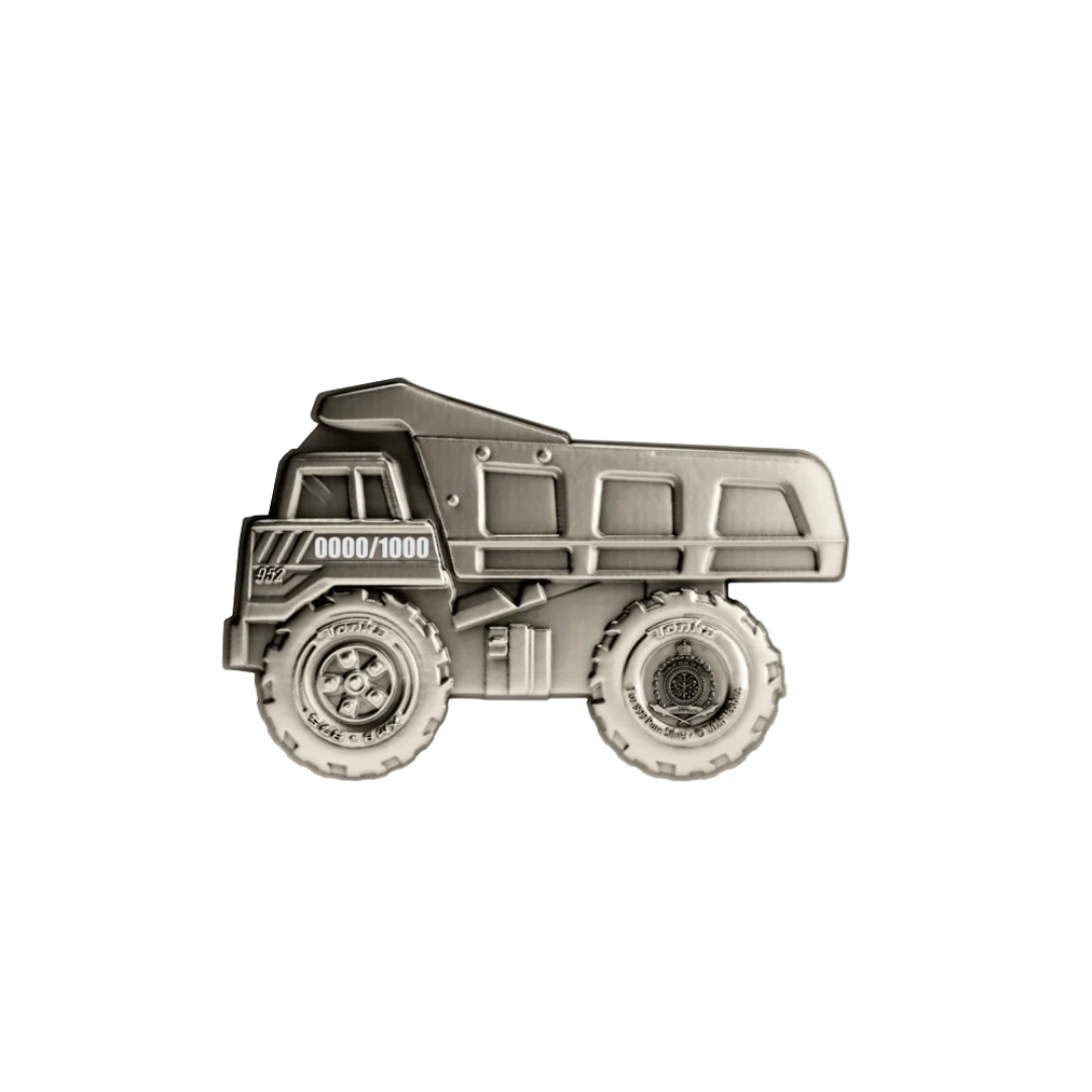 Hasbro - Tonka - Trucks - Dump Truck 1oz Silver Coin