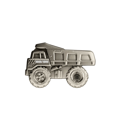 Hasbro - Tonka - Trucks - Dump Truck 1oz Silver Coin