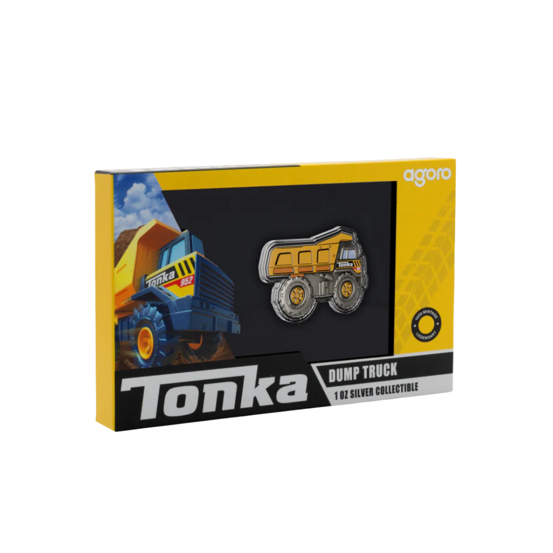 Hasbro - Tonka - Trucks - Dump Truck 1oz Silver Coin