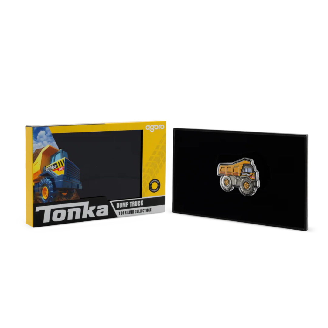 Hasbro - Tonka - Trucks - Dump Truck 1oz Silver Coin