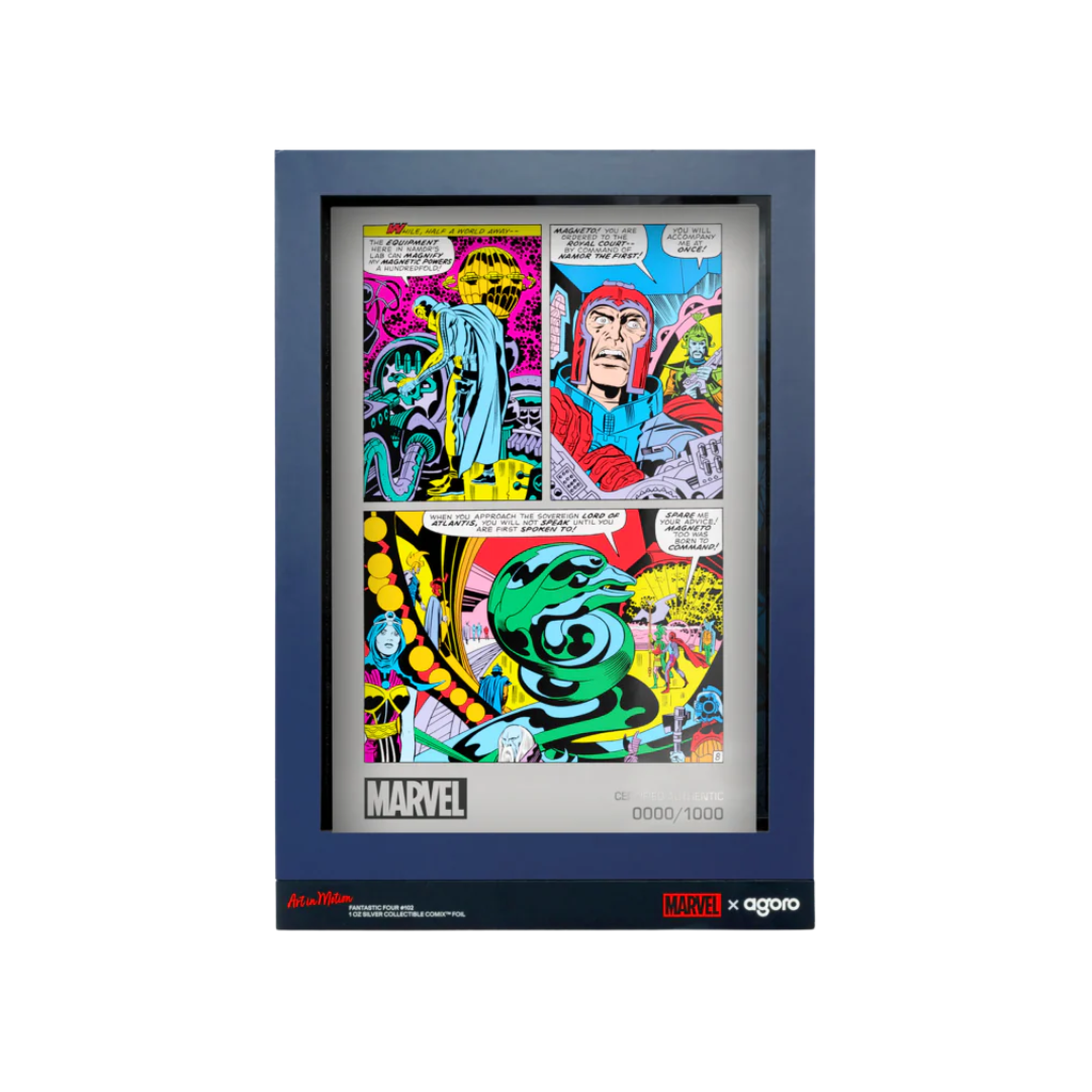 Marvel - Art In Motion - Cover - Fantastic Four #102:4 1oz Silver Foil