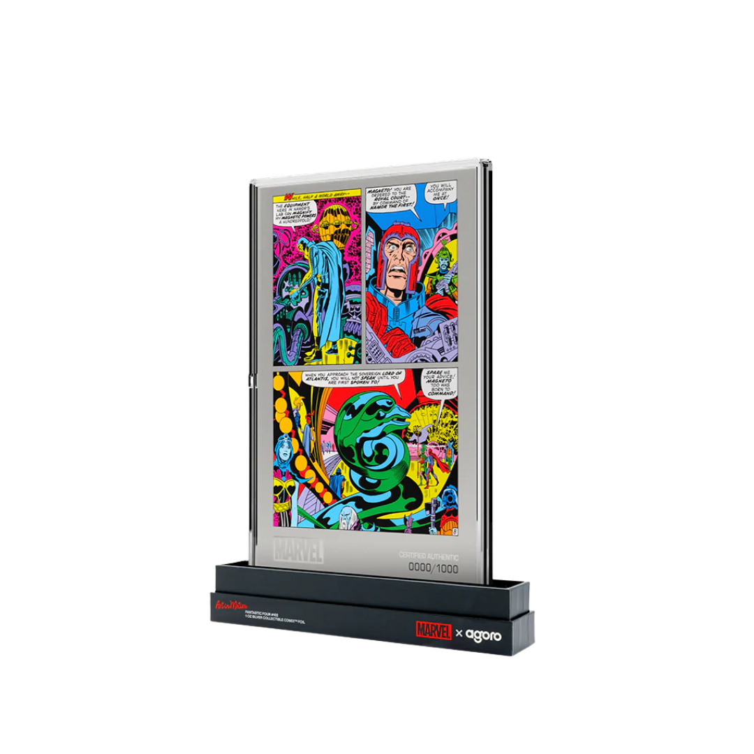 Marvel - Art In Motion - Cover - Fantastic Four #102:4 1oz Silver Foil