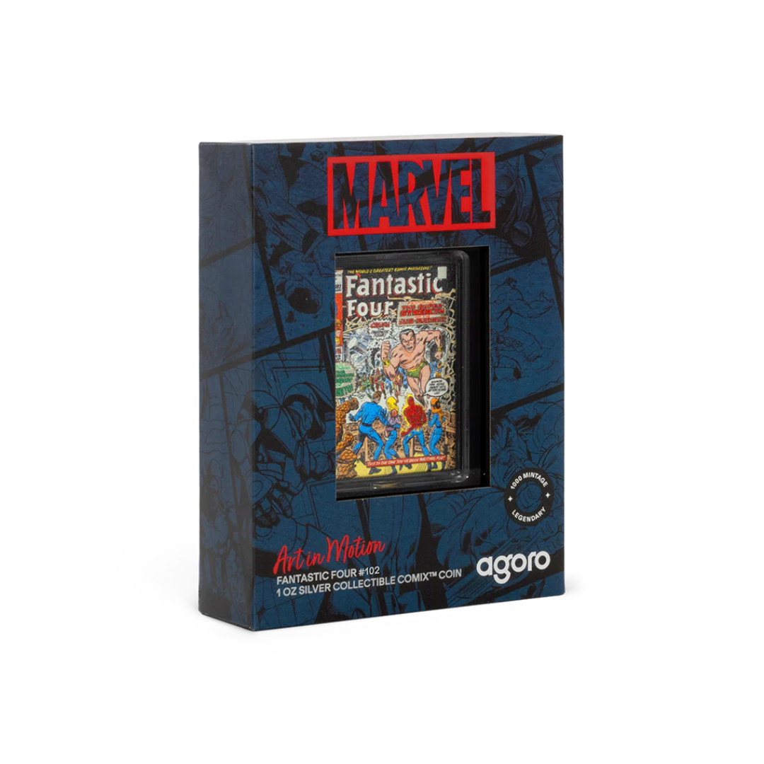 Marvel - Art In Motion - Internal Page - Fantastic Four #102 1oz Silver Coin