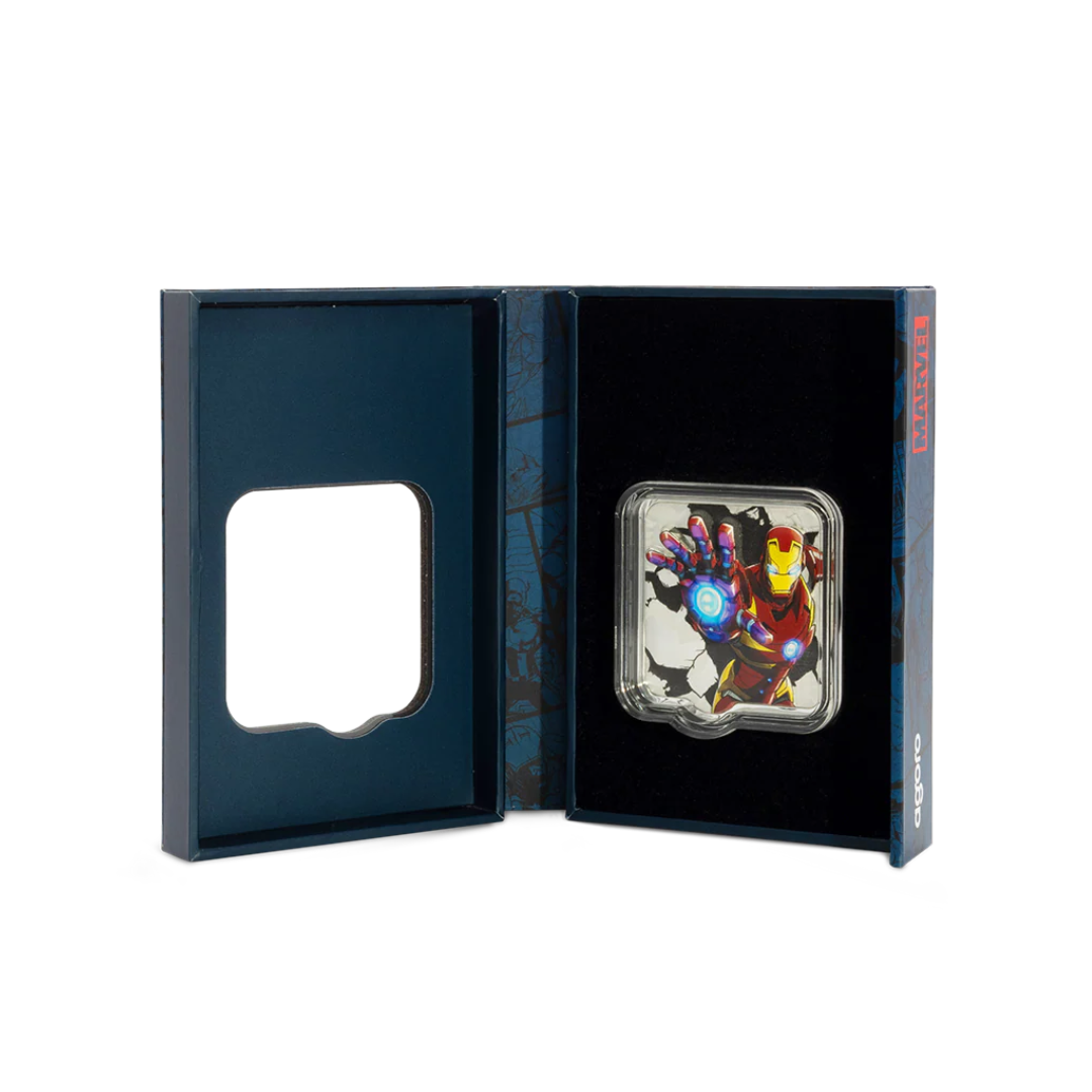 Marvel - Smash - Iron Man 'Zapt' 2oz Silver Coin