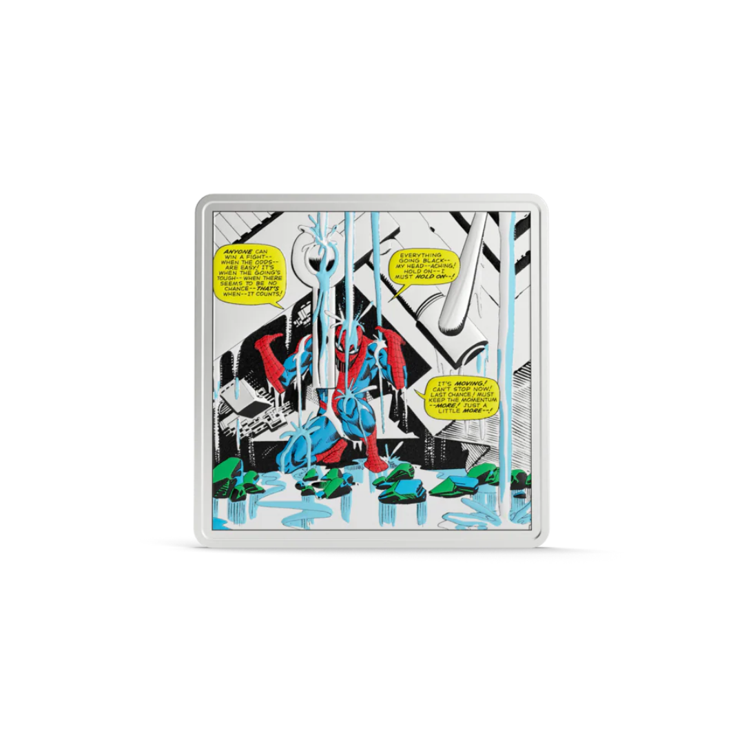 Marvel - Spider-Man Iconic Moments - Spider-Man Finds Strength 1oz Silver Coin