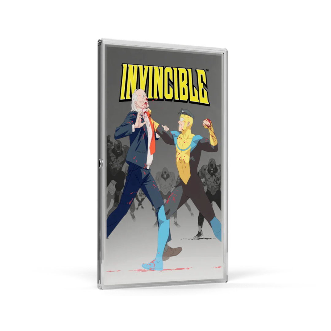 Skybound Invincible Season 3 Poster 1oz Silver Foil