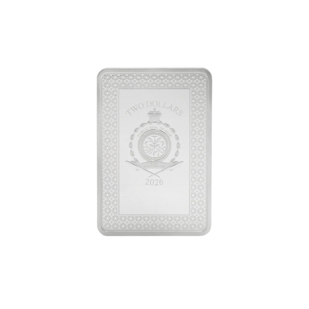 Agoro - Tarot Minor Arcana - 4. Aces of Pentacles 1oz Silver Coin