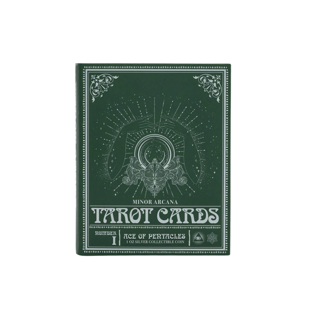 Agoro - Tarot Minor Arcana - 4. Aces of Pentacles 1oz Silver Coin