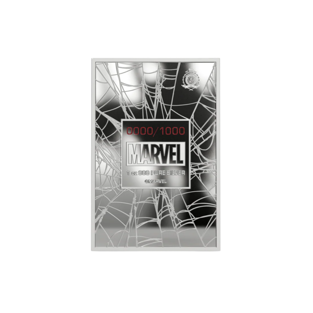 Marvel - Spider-Man Iconic Moments - 2. The Bite That Changed Everything 1oz Silver Coin