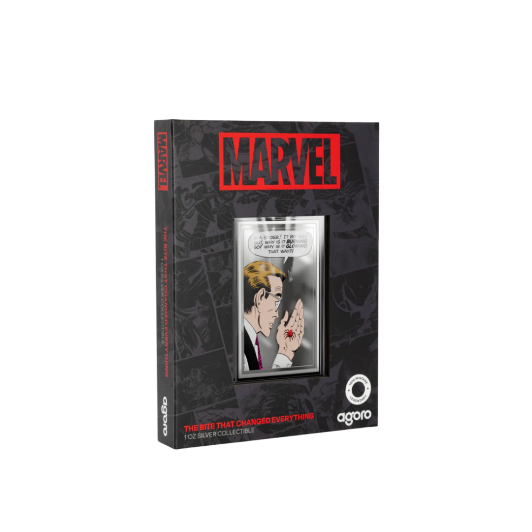 Marvel - Spider-Man Iconic Moments - 2. The Bite That Changed Everything 1oz Silver Coin