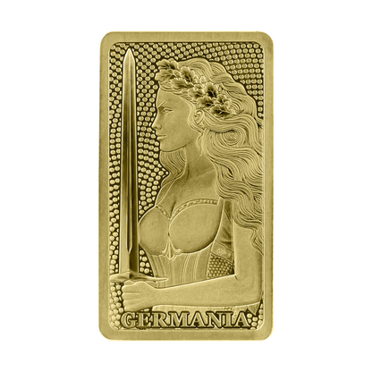 Germania Mint 1/100oz Au999.9 Stamped Bar Proof