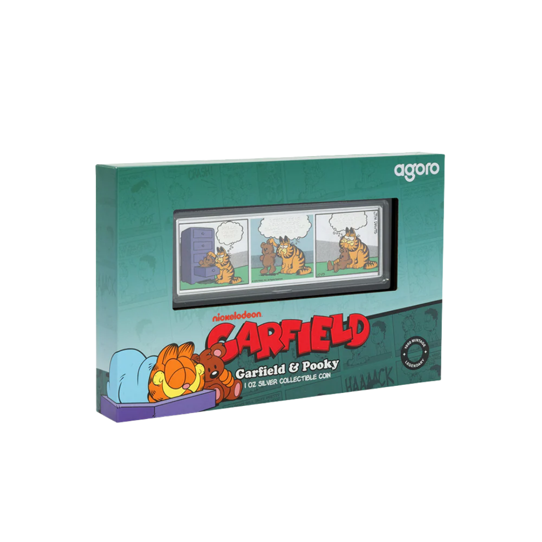 Garfield Comic set - 5. Garfield & Pooky 1oz Silver Coin