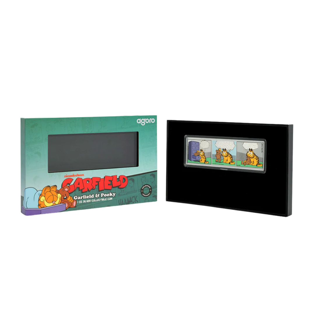 Garfield Comic set - 5. Garfield & Pooky 1oz Silver Coin