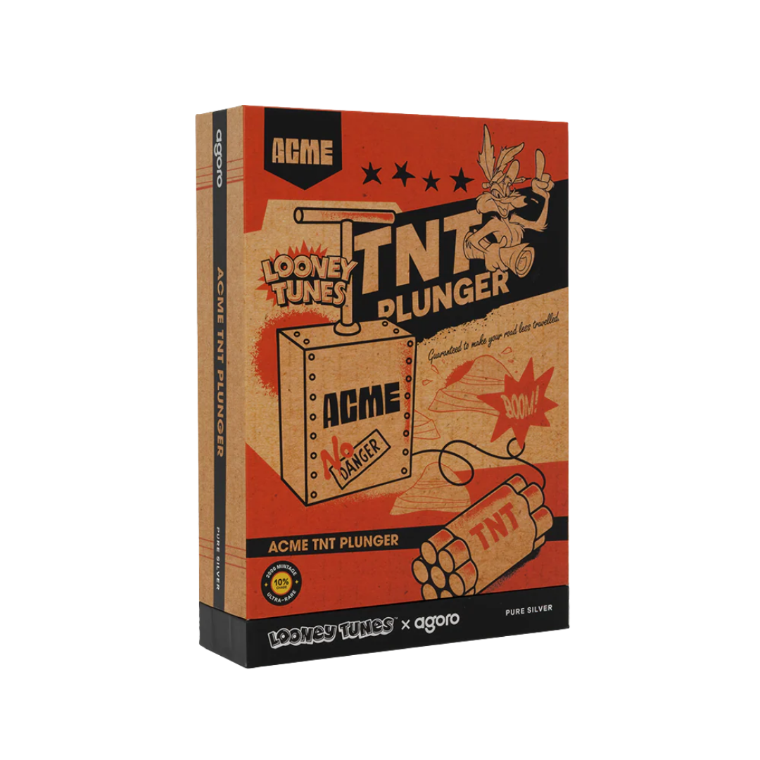 Looney Tunes- Acme TNT Plunger 5g Silver Foil With Chase: 3