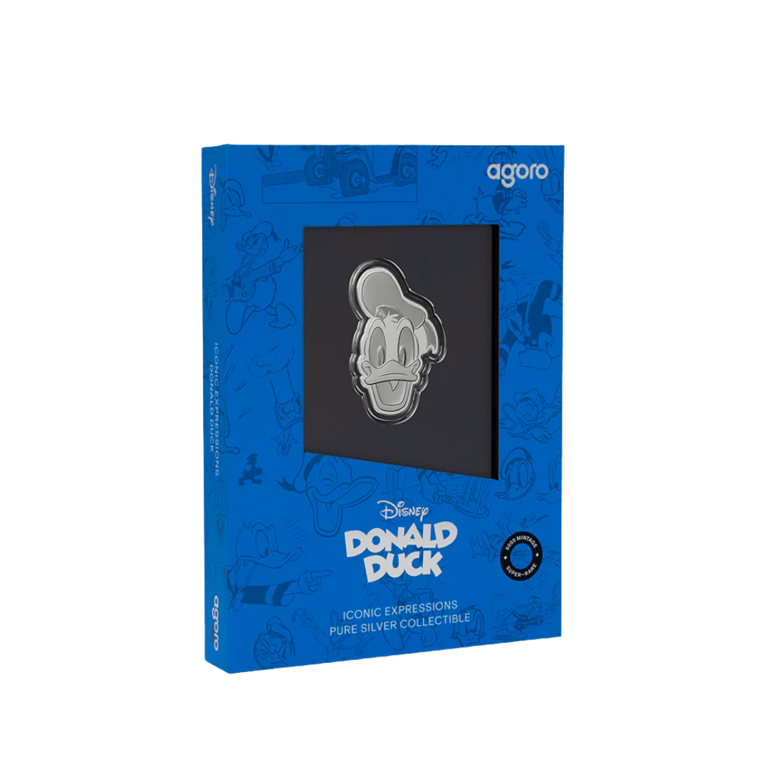 Disney - Iconic Expressions - Donald Duck: 6 1/2oz Silver Coin