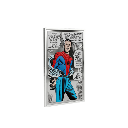 Marvel - Spider-Man Iconic Moments - 4. The Power, The Duty, The Choice 1oz Silver Coin