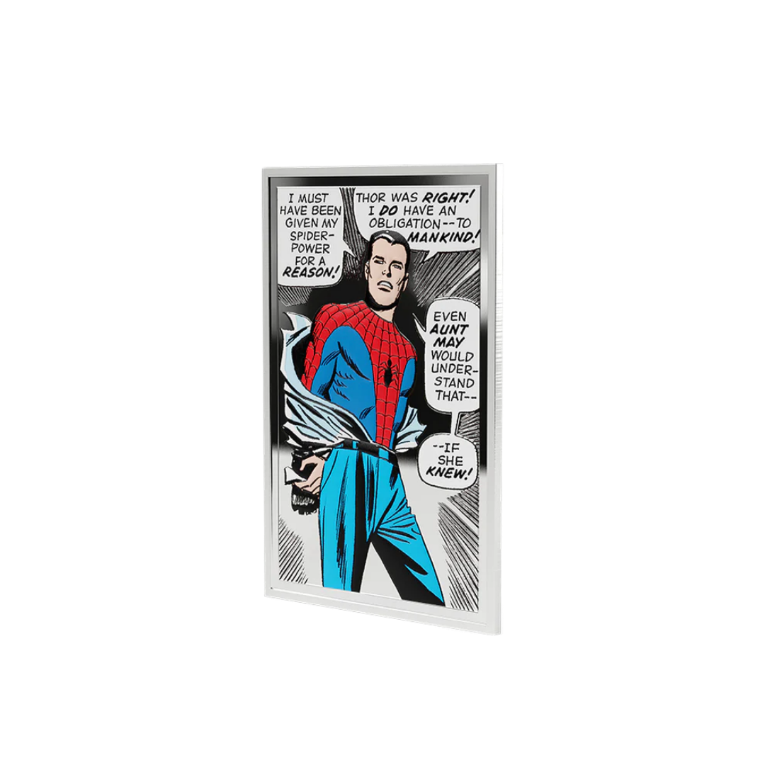 Marvel - Spider-Man Iconic Moments - 4. The Power, The Duty, The Choice 1oz Silver Coin