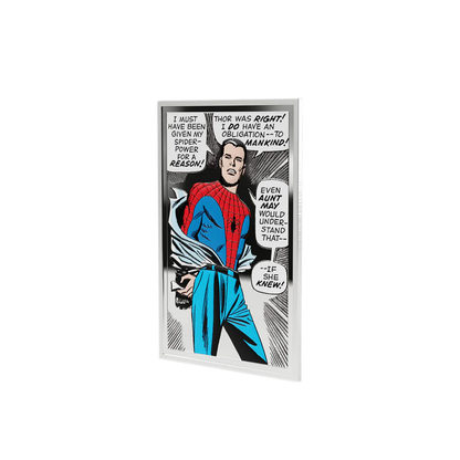 Marvel - Spider-Man Iconic Moments - 4. The Power, The Duty, The Choice 1oz Silver Coin