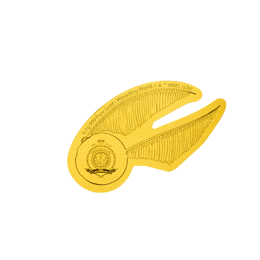 Harry Potter 25 Years of Magic - The Golden Snitch 0.1g 999 Gold Coin