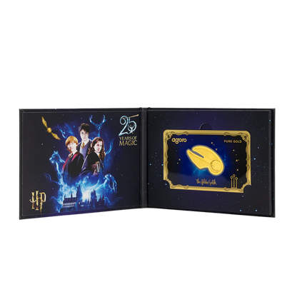 Harry Potter 25 Years of Magic - The Golden Snitch 0.1g 999 Gold Coin