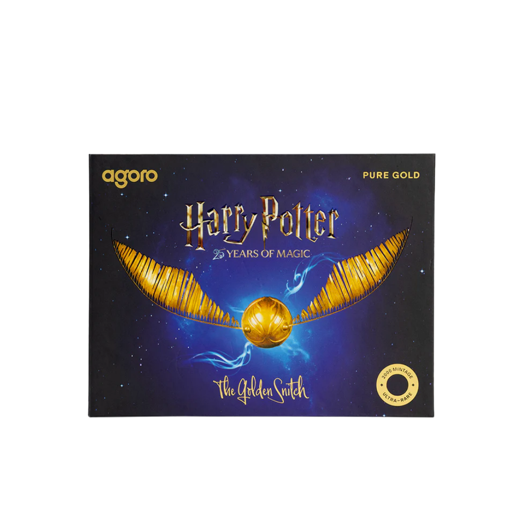 Harry Potter 25 Years of Magic - The Golden Snitch 0.1g 999 Gold Coin