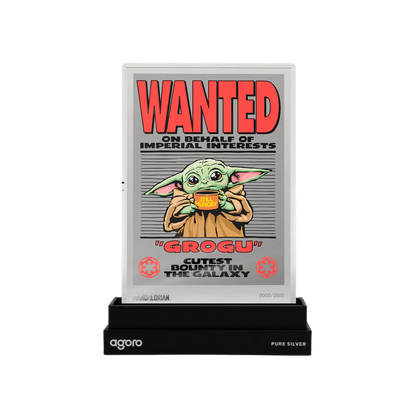 The Mandalorian - Wanted: Grogu 5g Silver Foil