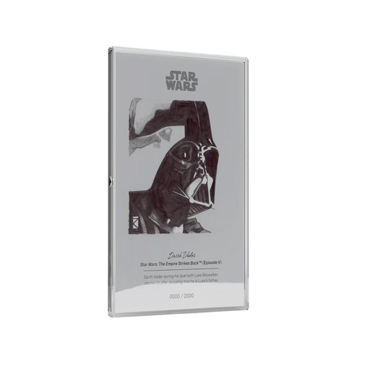 Star Wars™ Sketch Art - Darth Vader™ 5 g Silver Collectible Foil
