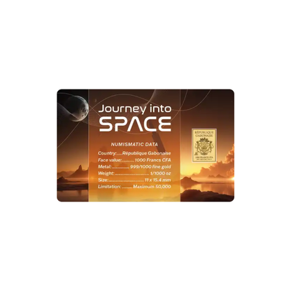 Space Ariane 6 Gold Card - Gold Gift
