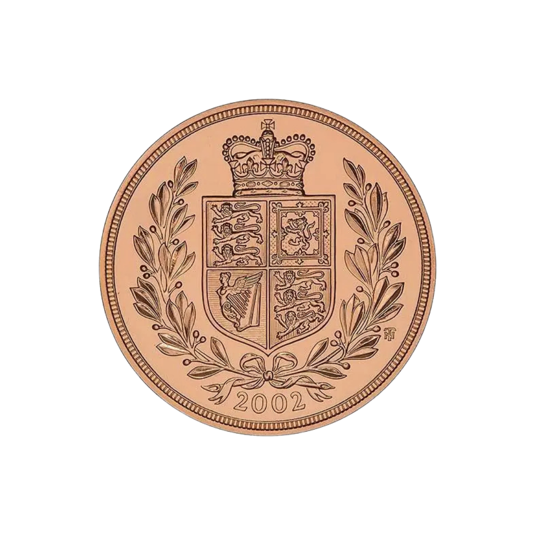 Gold Sovereign - Elizabeth II - Fourth Portrait - 2002 - Golden Jubilee