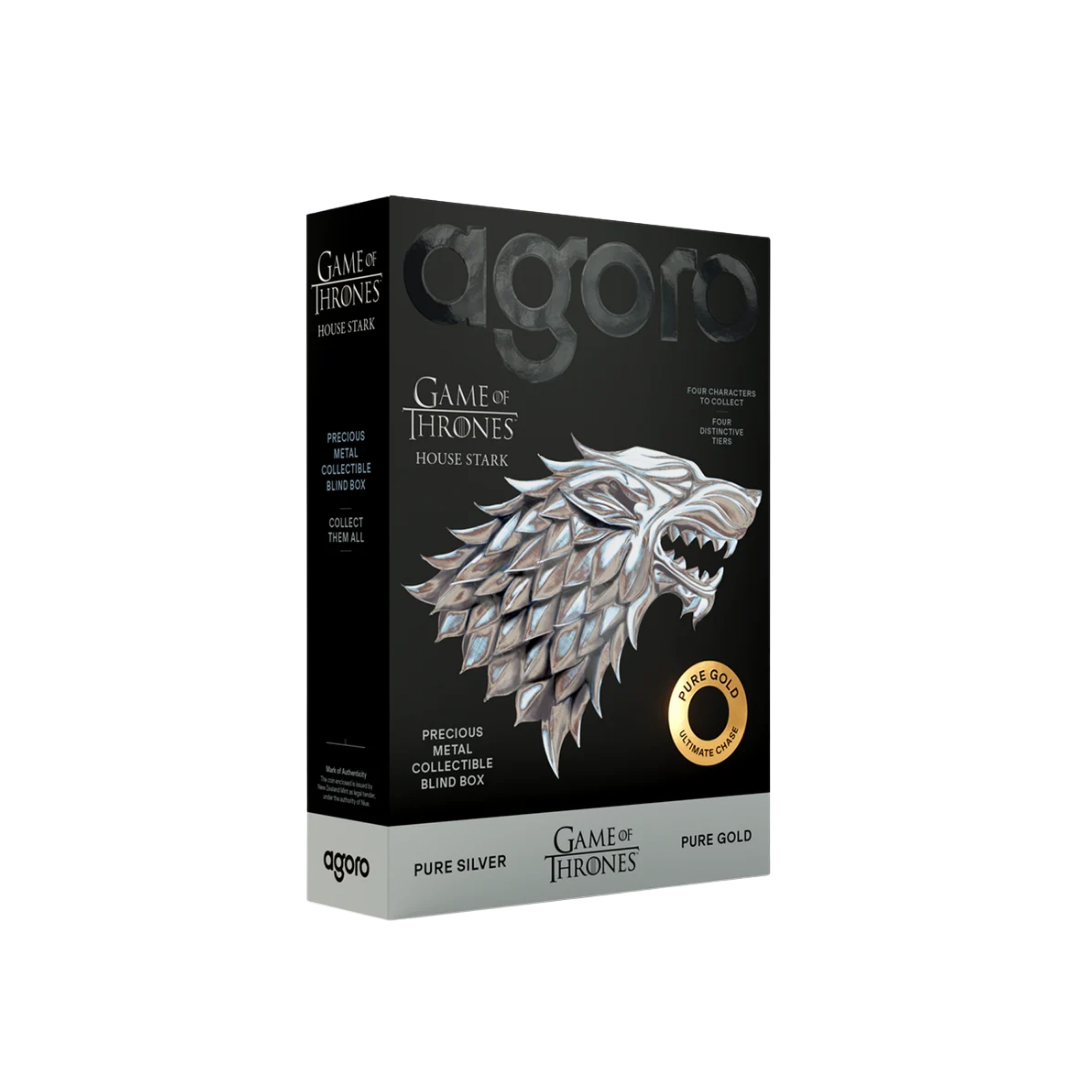 Game of Thrones: House Stark Blind Box 5g Silver Foil w/ Gold Chase