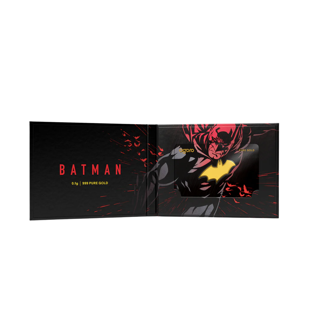 Batman's Emblem 0.1g Gold Coin