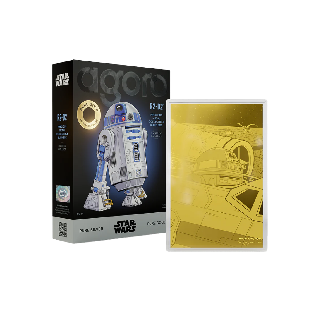 Star Wars R2-D2 Blind Box 5gm Silver Foil w/Gold chase