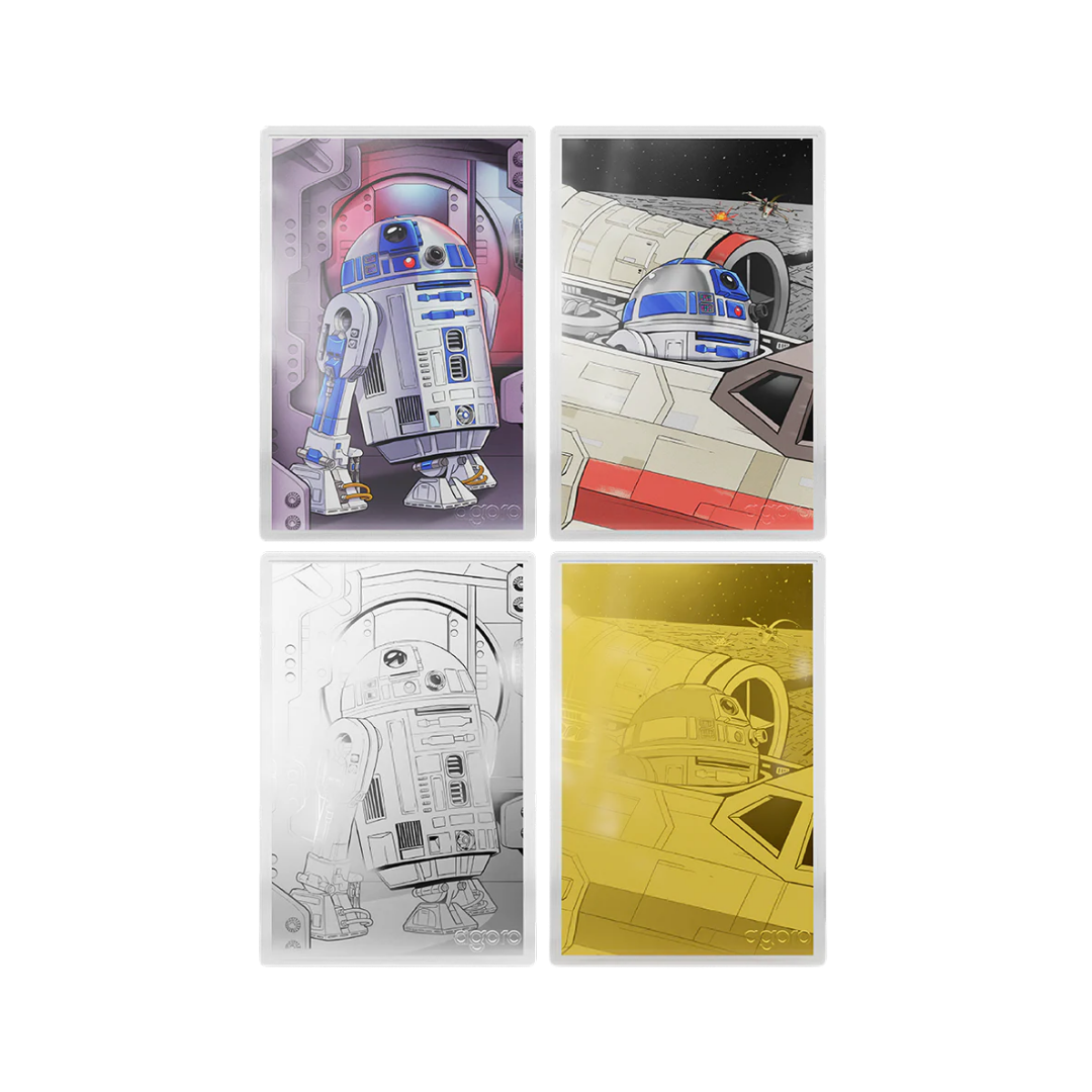 Star Wars R2-D2 Blind Box 5gm Silver Foil w/Gold chase