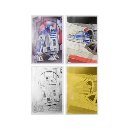Star Wars R2-D2 Blind Box 5gm Silver Foil w/Gold chase