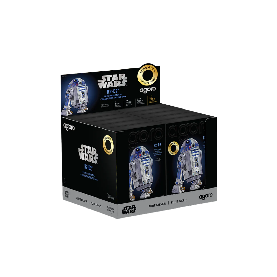 Star Wars R2-D2 Blind Box 5gm Silver Foil w/Gold chase