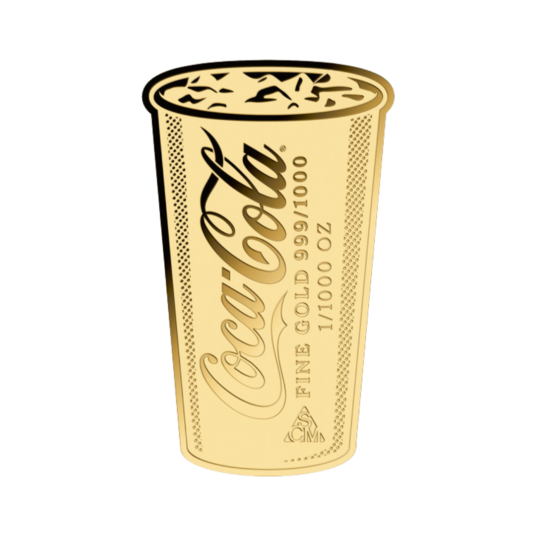 Coca-Cola Pop Art Cup Goldcard - Gold Gift