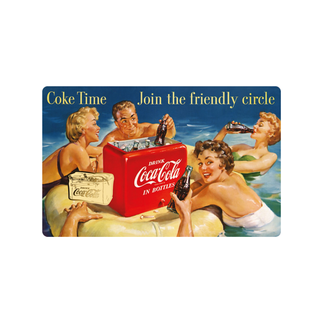 Coca-Cola Vintage Cooler Bag Goldcard - Gold Gift