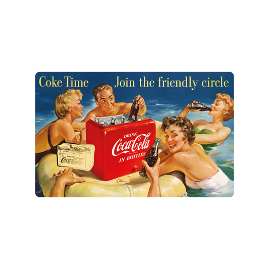 Coca-Cola Vintage Cooler Bag Goldcard - Gold Gift