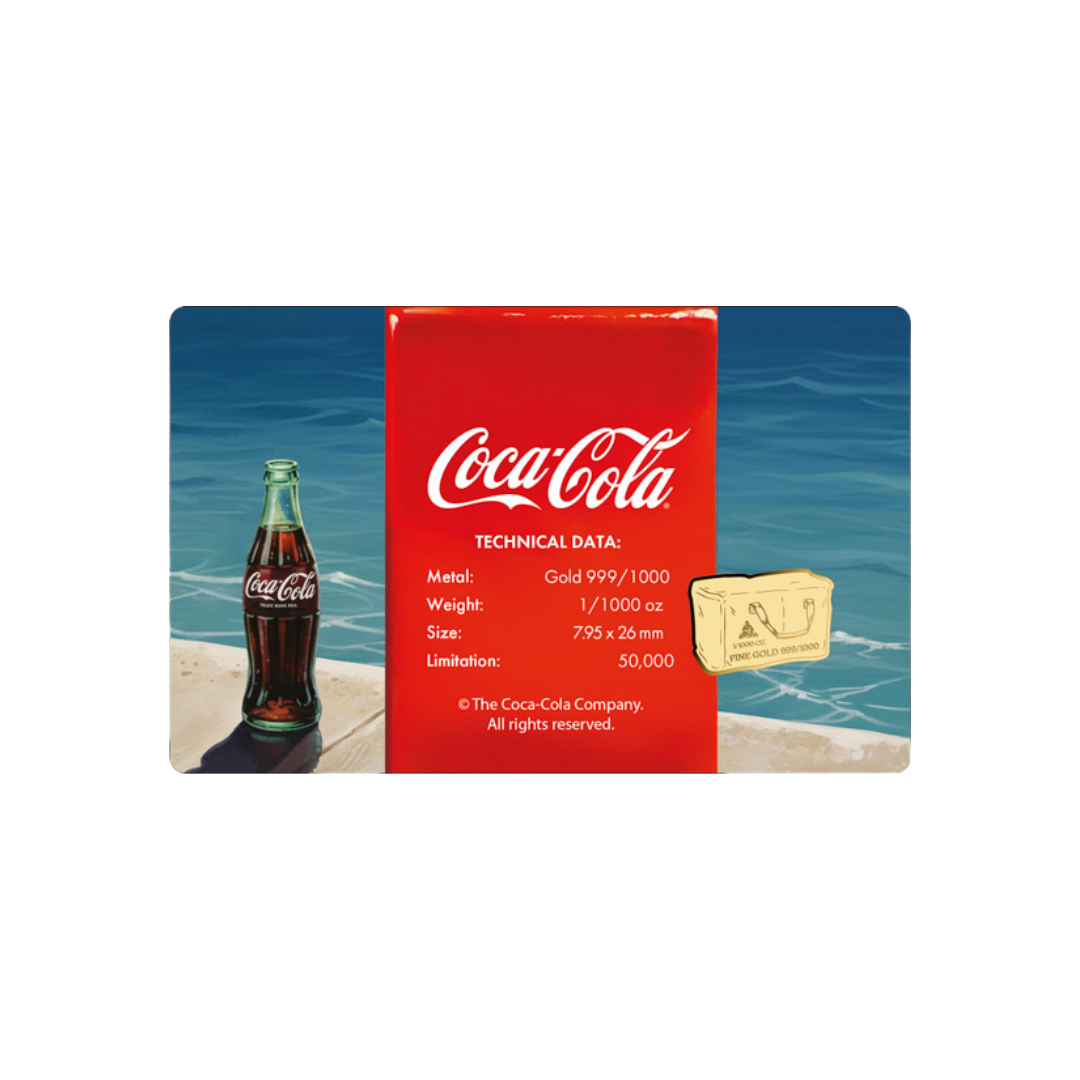 Coca-Cola Vintage Cooler Bag Goldcard - Gold Gift