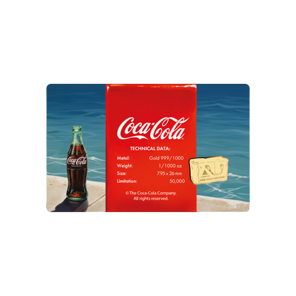 Coca-Cola Vintage Cooler Bag Goldcard - Gold Gift