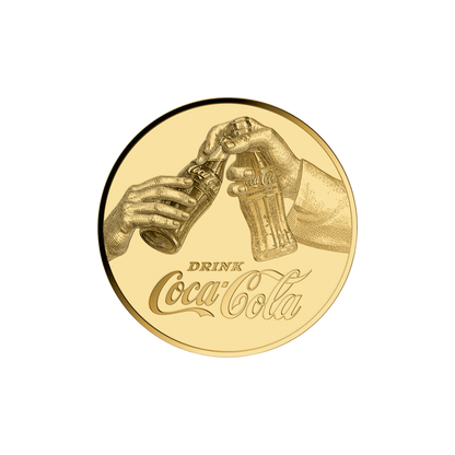 Coca-Cola Vintage Picnic Goldcard - Gold Gift