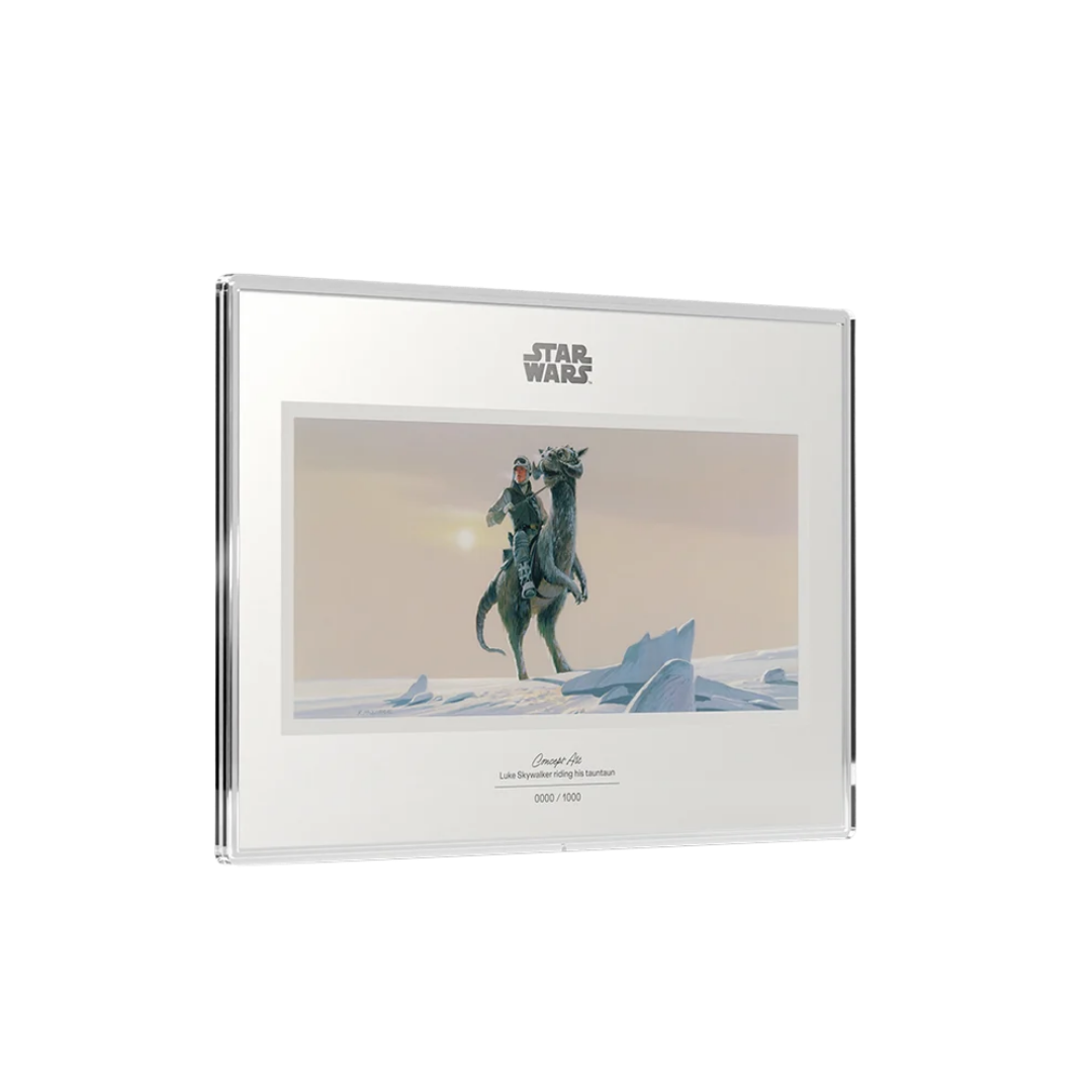 Star Wars: Luke Skywalker Riding His Tauntaun 20g Silver Foil