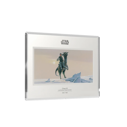 Star Wars: Luke Skywalker Riding His Tauntaun 20g Silver Foil