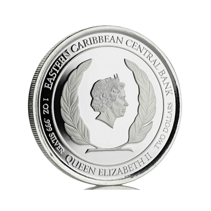 2018 Montserrat “Emerald Isle of the Caribbean” 1 oz Silver Coin